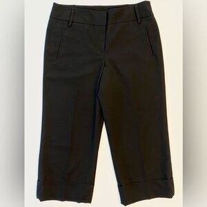 Sandro Wide Leg Crop Pants Black Size 10 Work Dress Sportswear Career Stovepipe